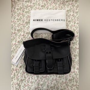 Aimee Kestenberg Saddle-up Crossbody Black w/Black